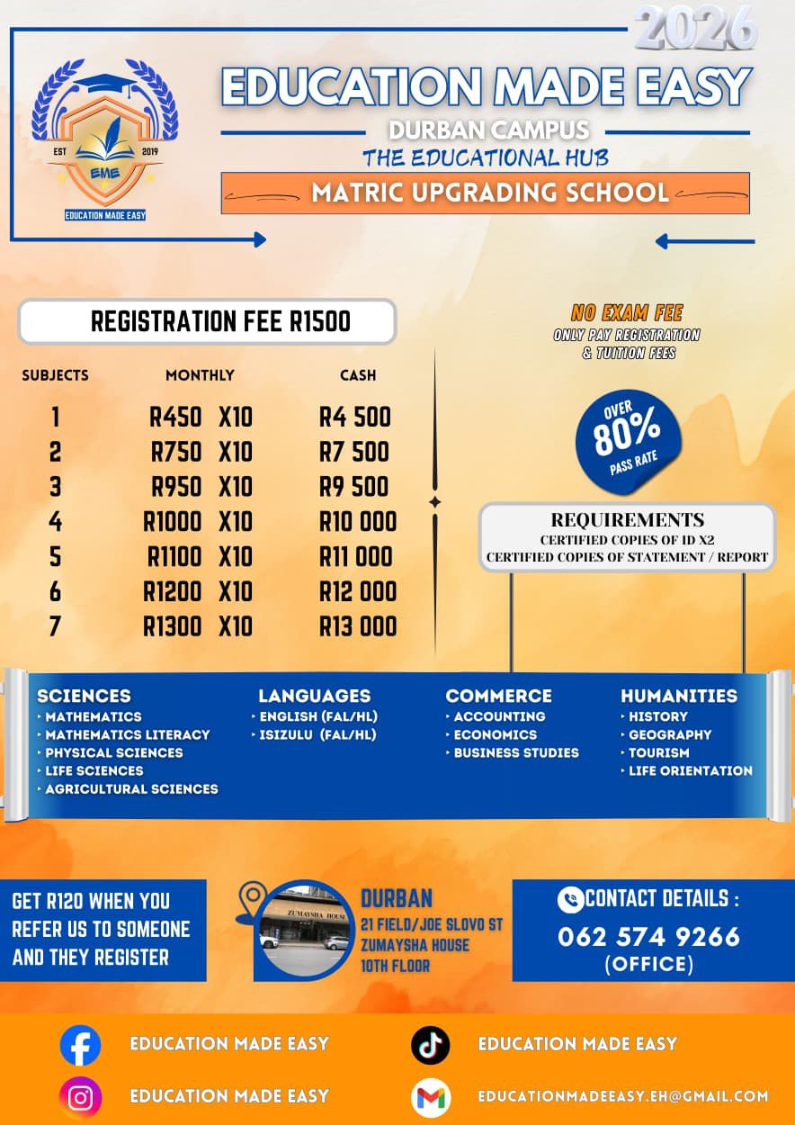 EME Academy Pricelist